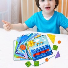 Jeu de fête de Noël en bois,