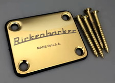 Gold neck plate type rickenbacker