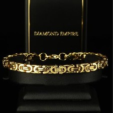 Bracelet Homme Plaqué Or 6 MM