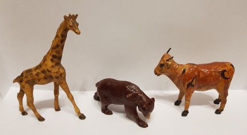 Lot figurines animaux girafe - lot,
