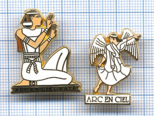 Lot 2 Pin's ARTHUS BERTRAND