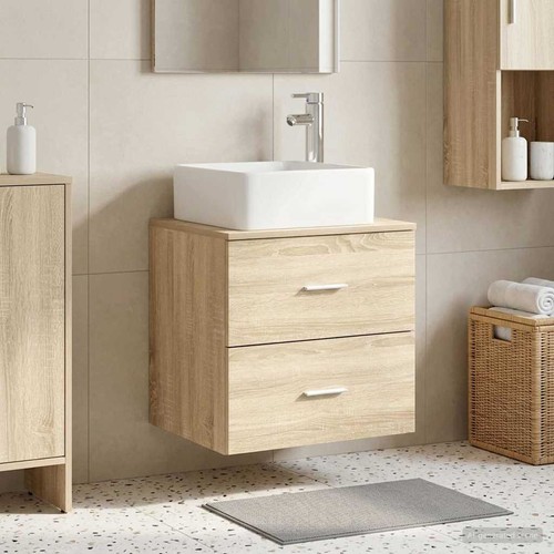 Vanité lavabo mural avec - de,