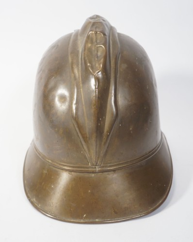 Ancien casque pompier en - de,