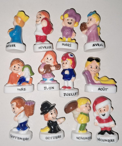 Serie complete feves mois - serie,