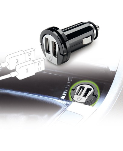 Chargeur voiture usb dual - usb,