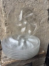7 Assiettes à Huîtres