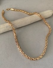 Collier Maille Palmier Plaqué Or 18 carats 45CM X 5MM  Bijoux Femme