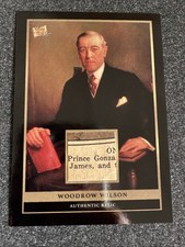 2024 Pieces of the past relic woodrow wilson relic-WW