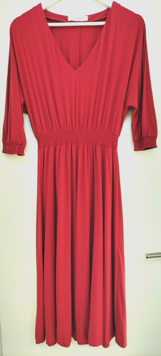 Robe longue promod framboise - longue,