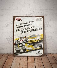 Plaque métal vintage Rallye