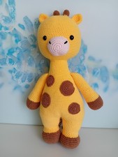Peluche Amigurimi Girafe Au