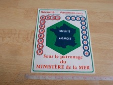 Autocollant SÉCURITÉ