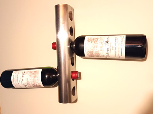 Porte bouteilles mural - , inox