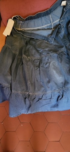 Jupe jean longue neuve - longue,