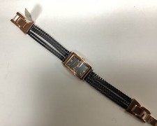 Montre JEAN DELATOUR En Acier Inoxydable Noir Et Rose Gold Neuve