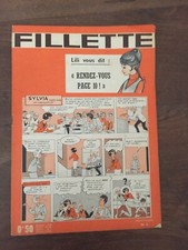 REVUE BD FILLETTE 6 aggie sylvia lili muriel belmondo  1964