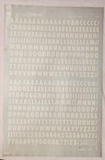 Letraset 48pt FUTURA EXTRA BOLD CONDENSED 1819_transfert caractères lettres typo