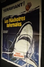 LES MACHOIRES INFERNALES the jaws of death ! affiche cinema requins 1976