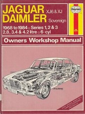 Manuel d’atelier Jaguar XJ6 et Daimler 