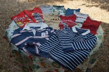 lot 33. / 18 vetements. enfant  5 ans pulls tee shirts sweets sergent. major  ..