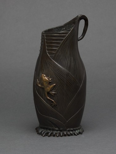 Pichet bronze japon patine - pichet,