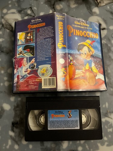 Vhs pinocchio disney - :,