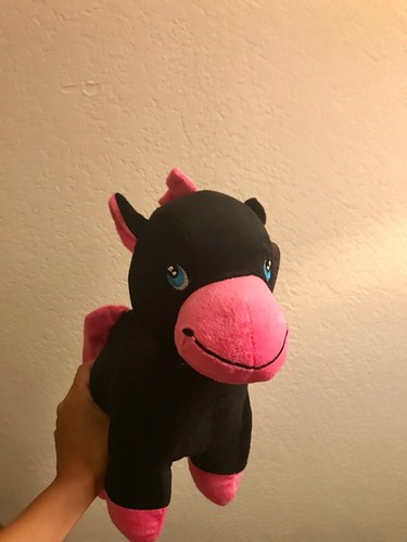 Super cute gray pink - gray/pink, horse