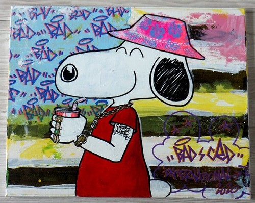 Snoopy street art urban - -, art-urban