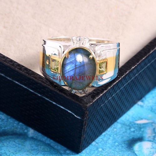 Naturel labradorite péridot - &,