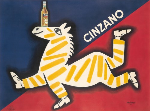Affiche poster cinzano - ,
