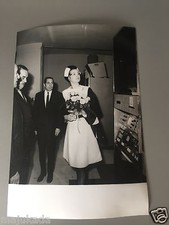 GRACE KELLY et LE PRINCE RAINIER - PHOTO DE PRESSE ORIGINALE  18x13 cm