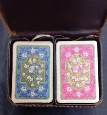 Etui 2 Jeux de cartes à jouer Ferd. Piatnik and Sons Vienna