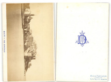 Rocca Tartarini, Corse, vue générale de Calvi  Vintage albumen print CDV.