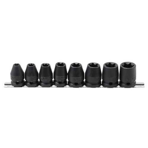 Rail douilles impact torx - rail, 8