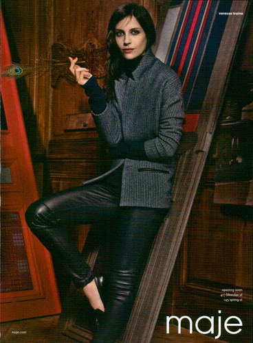 Maje footwear magazine print - maje,