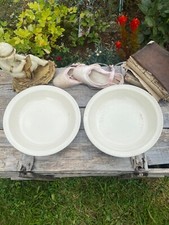 2 Plats creux SARREGUEMINES DIGOIN blanc