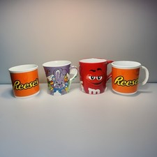 Lot of 4 Candy Mugs Coffee