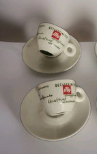 Illy  Décaféiné art collection ,2 tasses  café/expresso   ,en Porcelaine