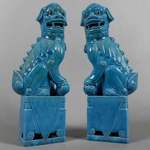 Antique sculpture chien - chien, foo