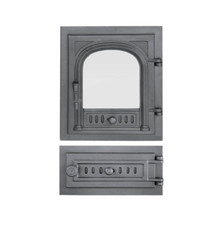 Fer de Fonte Portes Pour Cheminée Et Cendrier Brotofen Poêle en Faïence