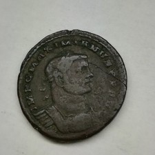 FOLLIS - MAXIMIANUS, MAXIMIEN Hercule, Genio Populi Romani RIC.42 = Réf: 34/M05