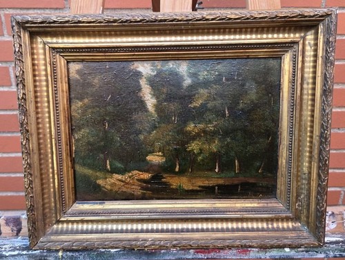 Tableau ancien signé - ,