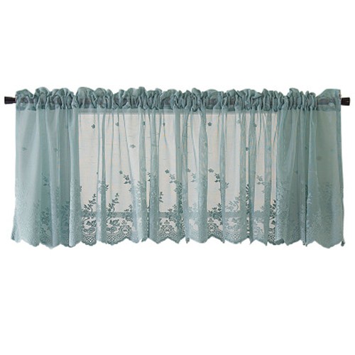 Rideau court dentelle demi - ,