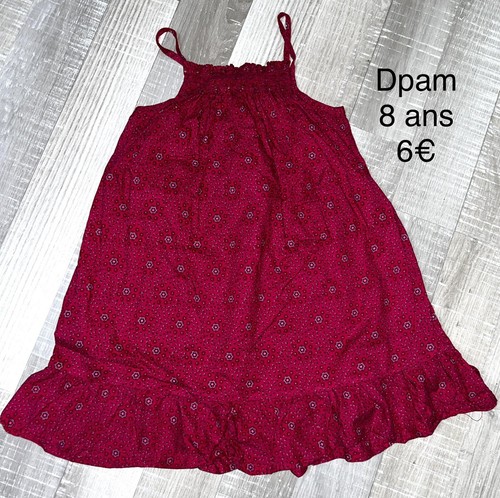 Dpam ans fille robe rose - :, :