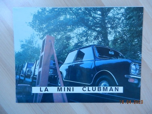 Catalogue mini clubman - la,