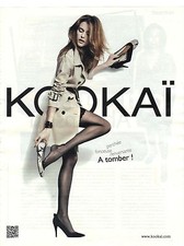 PUBLICITE ADVERTISING 2011  KOOKAI manteau chaussures