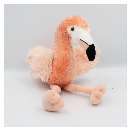Peluche flamant rose zooparc - rose,