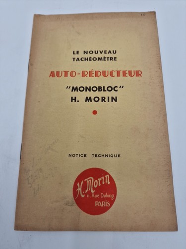 Livre notice technique - notice, du