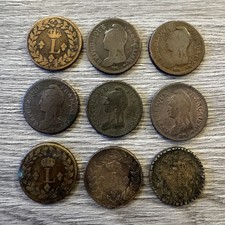 Lot De Pièces De 1 Décime