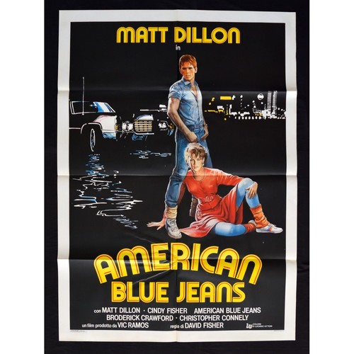 Affiche american blue - american, jeans